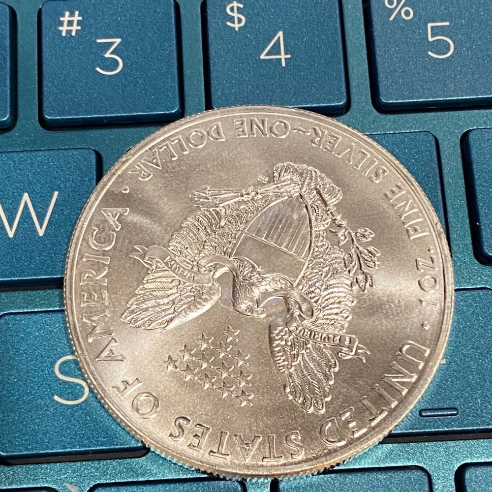 ⚖️ One Troy Ounce - 1 OZ 999 + Fine Silver Eagle - Picture 2 of 6